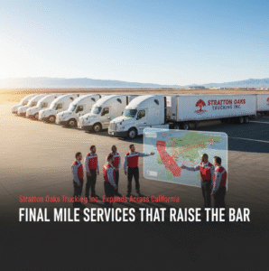 Stratton Oaks Trucking Inc. Expands Across California: Final Mile Services That Raise the Bar